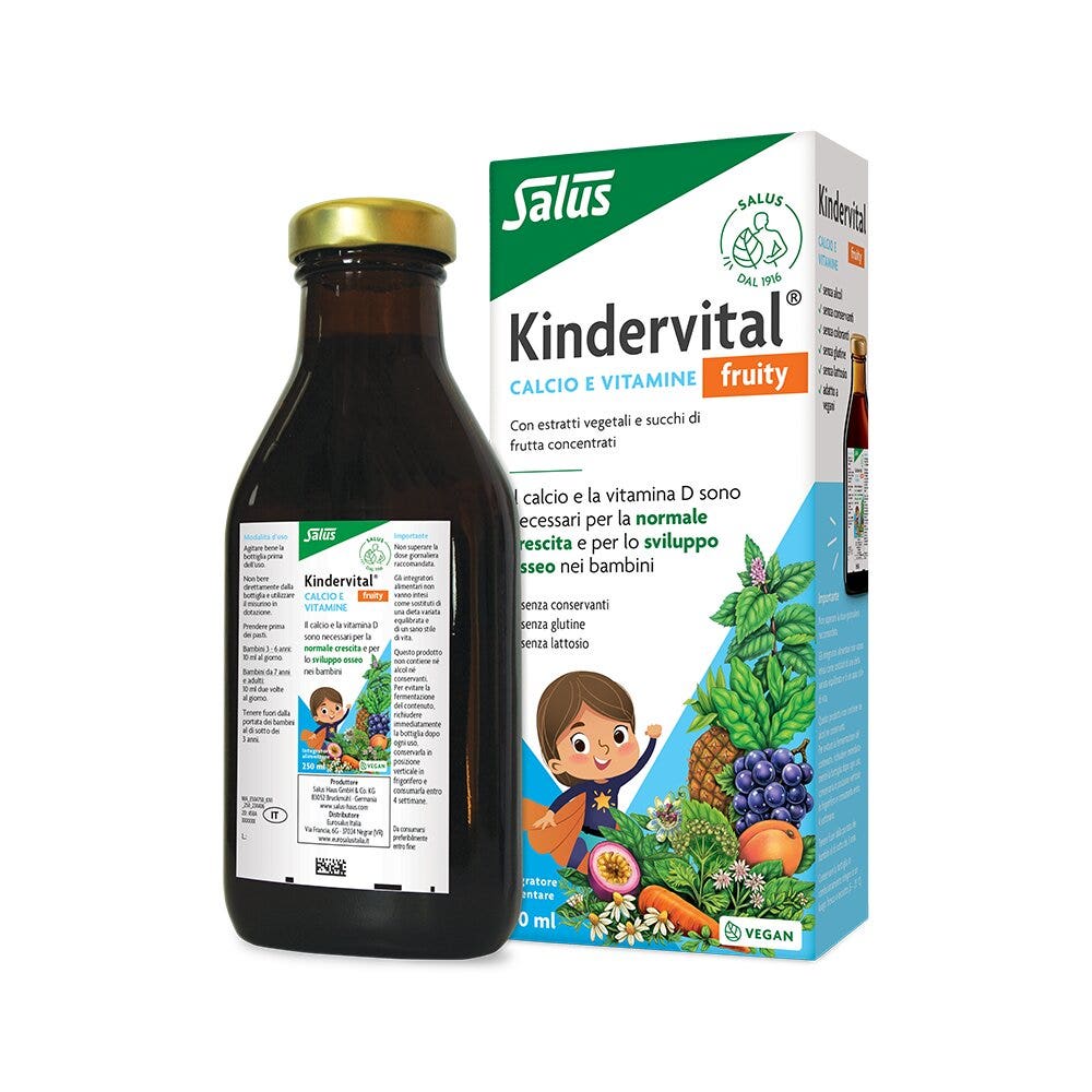Kindervital Fruity Fórmula Mejorada Para Niños 250ml-3
