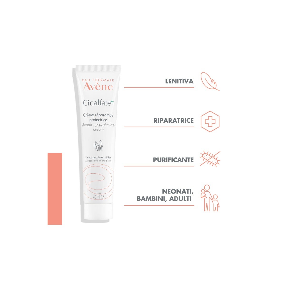 Eau Thermale Avene Cicalfate Crema Protectora Reestructurante 40ml-5