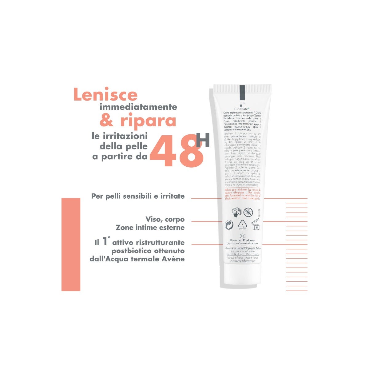 Eau Thermale Avene Cicalfate Crema Protectora Reestructurante 40ml-6