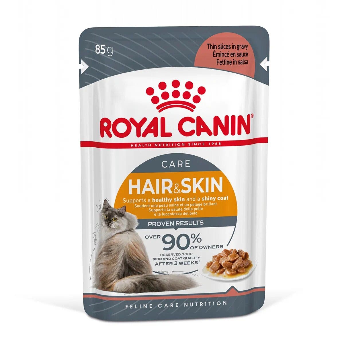 Royal Canin Intense Beauty Gravy Comida Húmeda para Gatos Adultos Sobre 85g-12