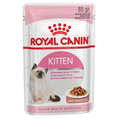 Royal Canin Kitten Instinctive Wet Para Gatos Straccetti En Salsa Sobre 85g-1