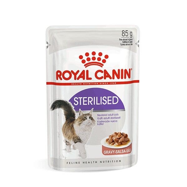 Royal Canin Sterilised Comida Húmeda Para Gatos Esterilizados 85g-1