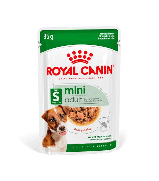 Royal Canin Mini Adult Golosinas En Salsa Para Perros 85g-1