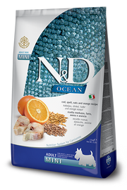 Farmina N&D Ocean Bacalao Y Espelta Perros Adultos Tamaño Mini Bolsa 2,5kg-1