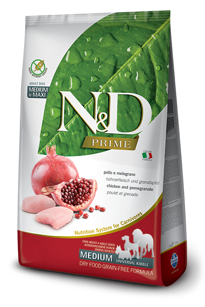 Farmina N&D Prime Pollo Y Granada Perros Adultos Mediano Universal Kibble Bolsa 12kg-2