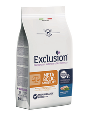 Exclusion Monoprotein Veterinary Diet Formula Croquetas metabólicas y de movilidad con cerdo/fibra para perros adultos Tamaño mediano/grande Bolsa de 12 kg-1