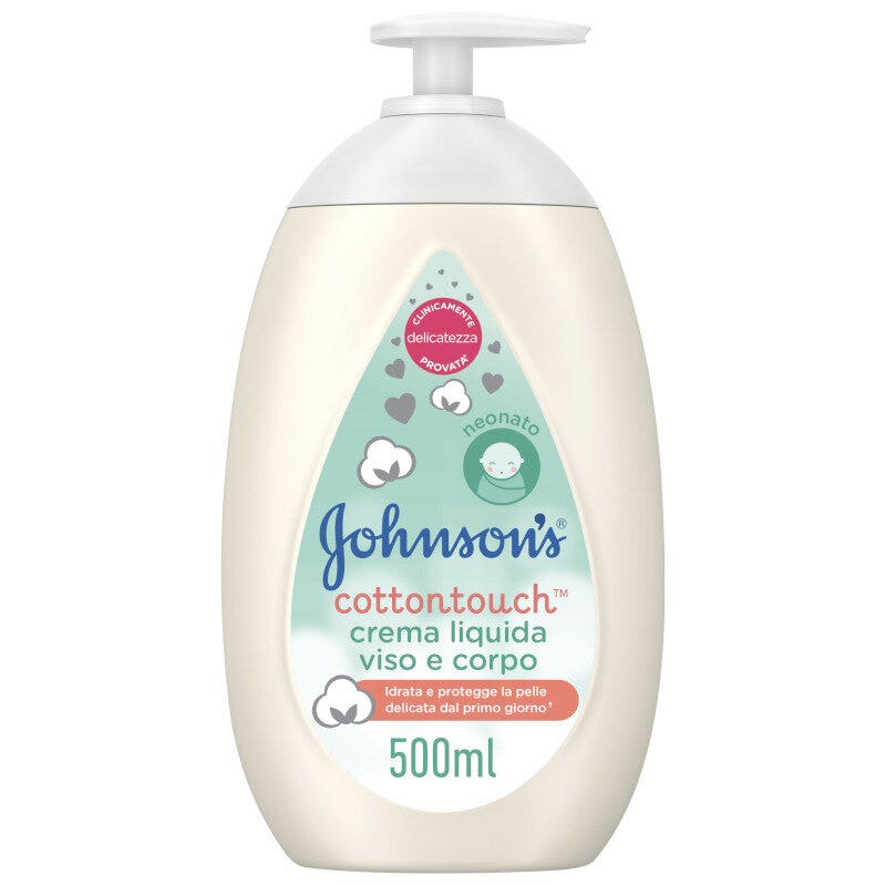 Johnson's Baby Cottontouch Crema Líquida Rostro Y Cuerpo 500ml-2