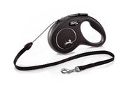 Correa Para Perro Flexi New Classic In Rope Color Negro Talla S 5m-1