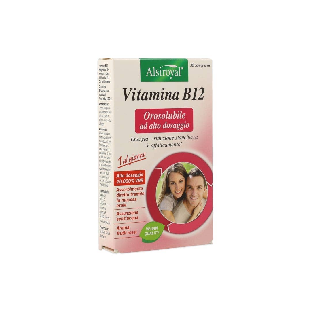Vitamina B12 Orosoluble 30 Comprimidos-3