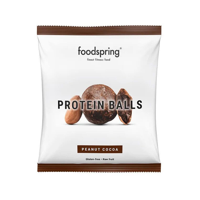 Foodspring Bolas Proteicas Snack Proteico Cacahuete Sabor Cacao 40g-4