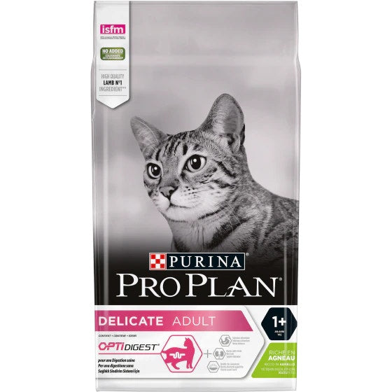 Purina Pro Plan Delicate Adult Cat Cordero Croquetas Bolsa 1,5kg-1