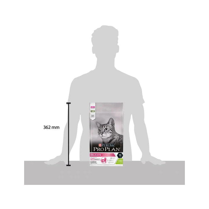 Purina Pro Plan Delicate Adult Cat Cordero Croquetas Bolsa 1,5kg-3