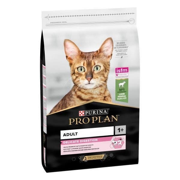 Purina Pro Plan Adult 1+ Pienso Seco Digestión Delicada con Cordero para Gatos Adultos Saco 10 kg-3