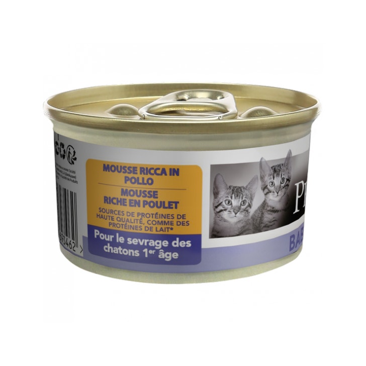 Purina Pro Plan Bebé Gatito Mousse De Pollo Lata 85g-3
