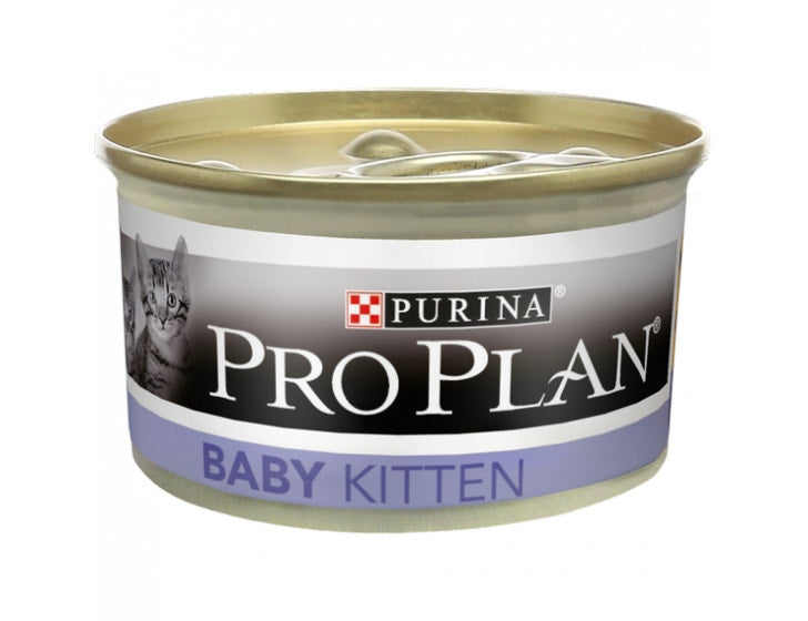 Purina Pro Plan Bebé Gatito Mousse De Pollo Lata 85g-1
