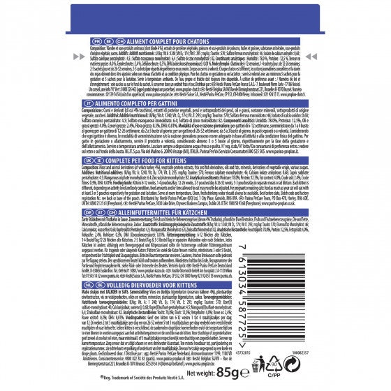 Purina Pro Plan Nutri Savor Junior Gato Trozos Pavo En Salsa Sobre 85g-2
