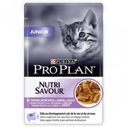 Purina Pro Plan Nutri Savor Junior Gato Trozos Pavo En Salsa Sobre 85g-1