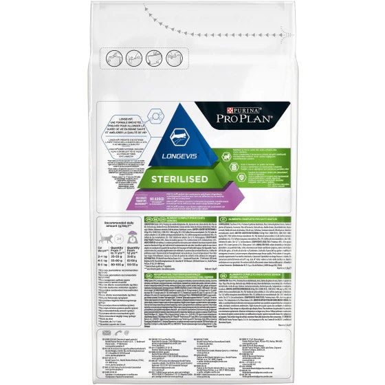 Purina Pro Plan Esterilizadas Gato Senior 7+ Croquetas Pavo Bolsa 1,5kg-2