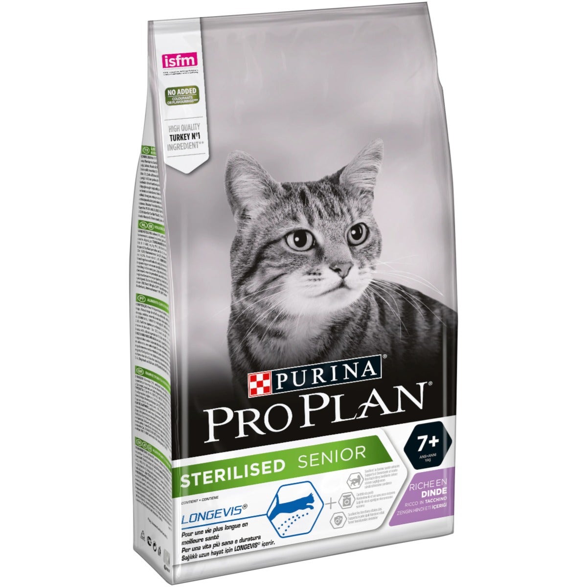 Purina Pro Plan Esterilizadas Gato Senior 7+ Croquetas Pavo Bolsa 1,5kg-0