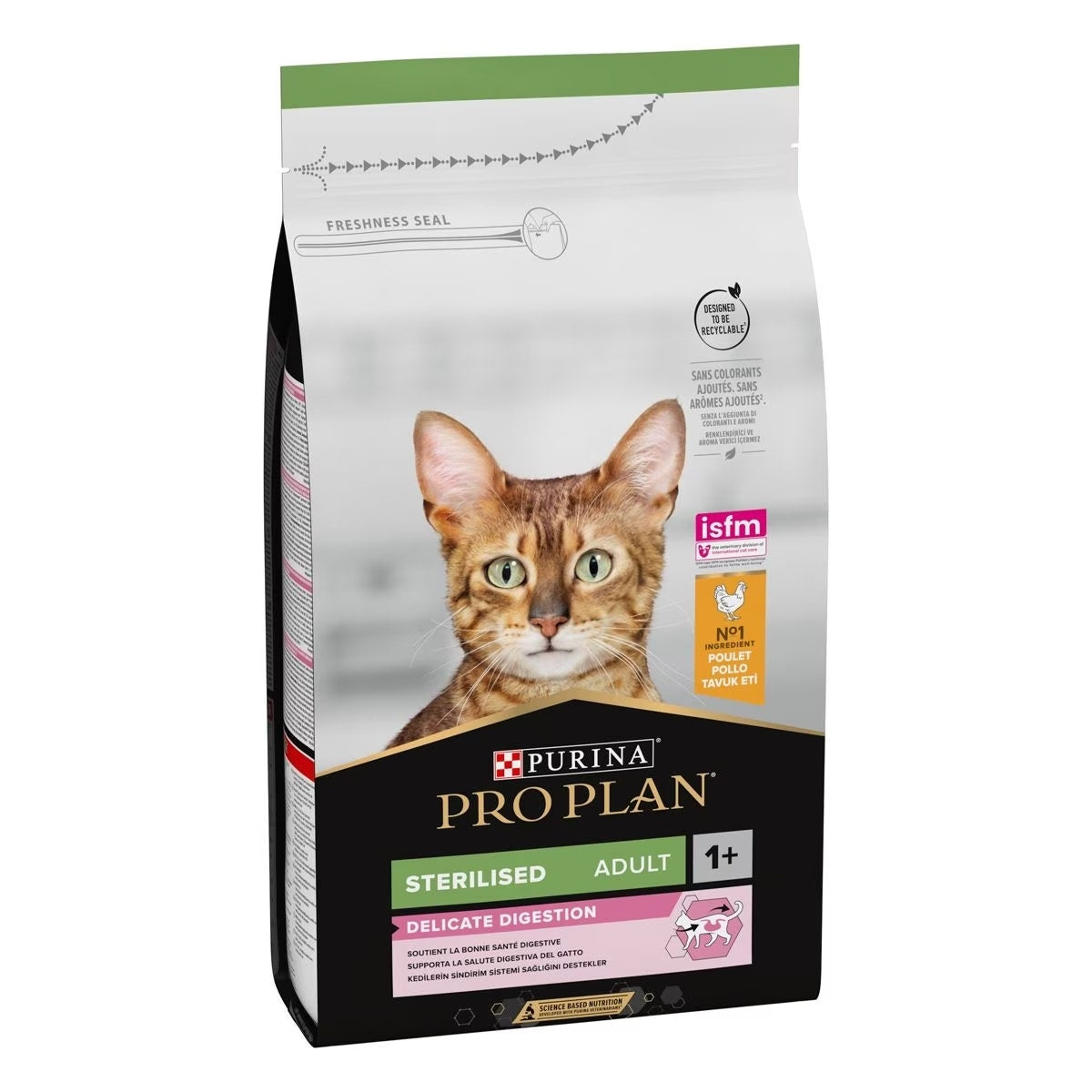 Purina Pro Plan Sterilized Adult 1+ Pienso Seco con Pollo para Gatos Adultos de Digestión Delicada Bolsa de 1,5 kg-2