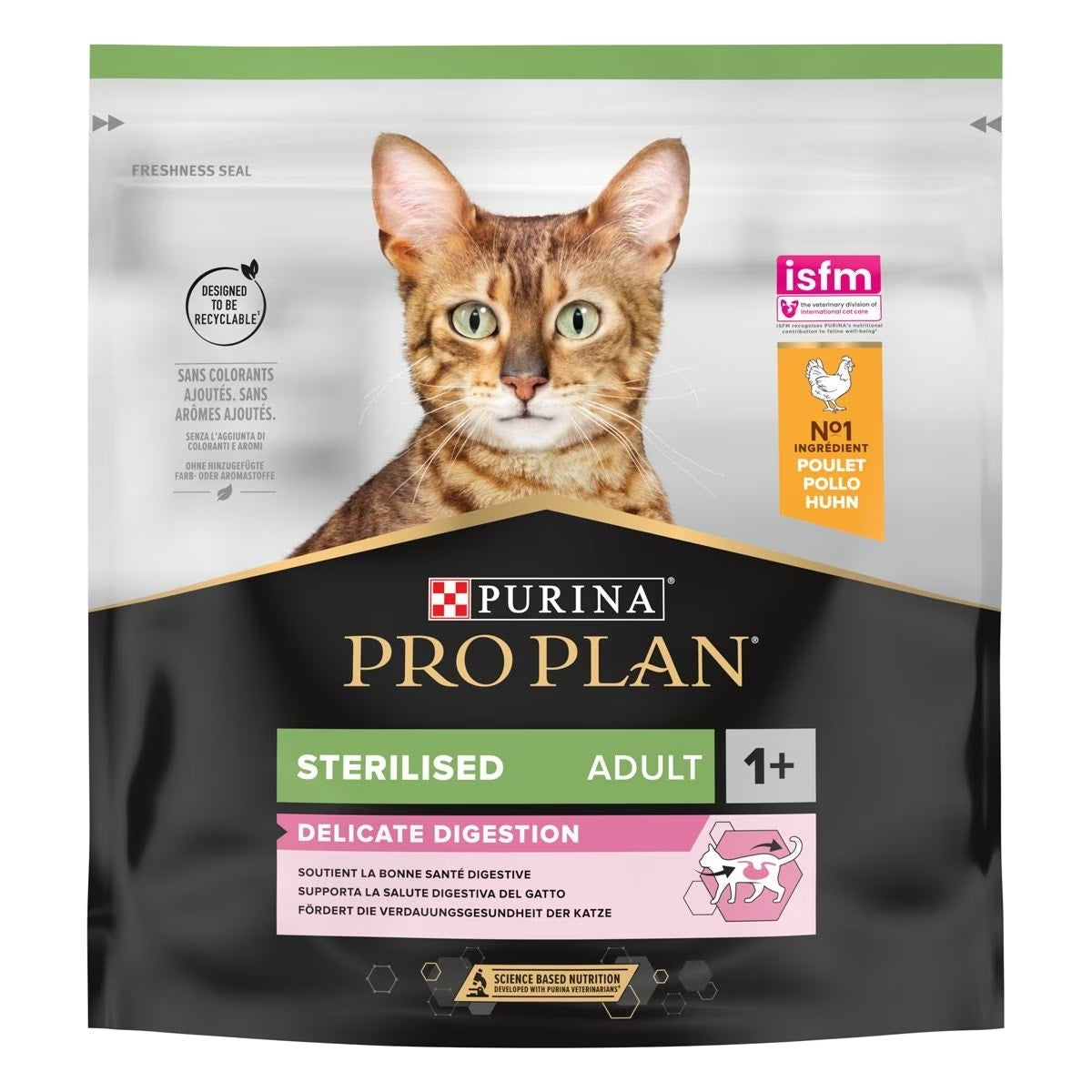 Purina Pro Plan Dc Sterilised Optigest Pienso Seco con Pollo para Gatos Adultos Bolsita 400g-2
