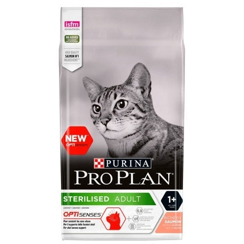 Nestle 'Purina Proplan Sterilized Optisenses Con Salmón Alimento Seco Gatos Adultos Esterilizados Bolsa 10Kg-1