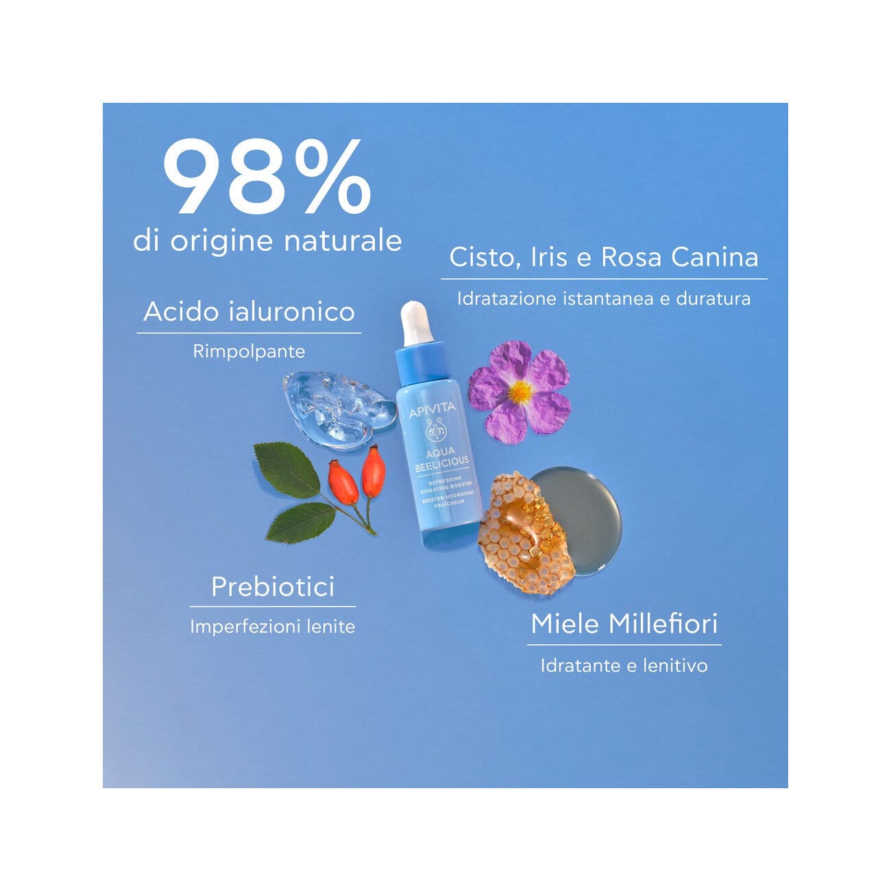 Apivita Aqua Beelicious Booster Hidratante Refrescante 30ml-3