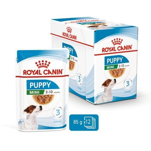 Royal Canin Puppy Mini Golosinas en Salsa para Perros Tamaño Mini Cachorros 12 Sobres-4