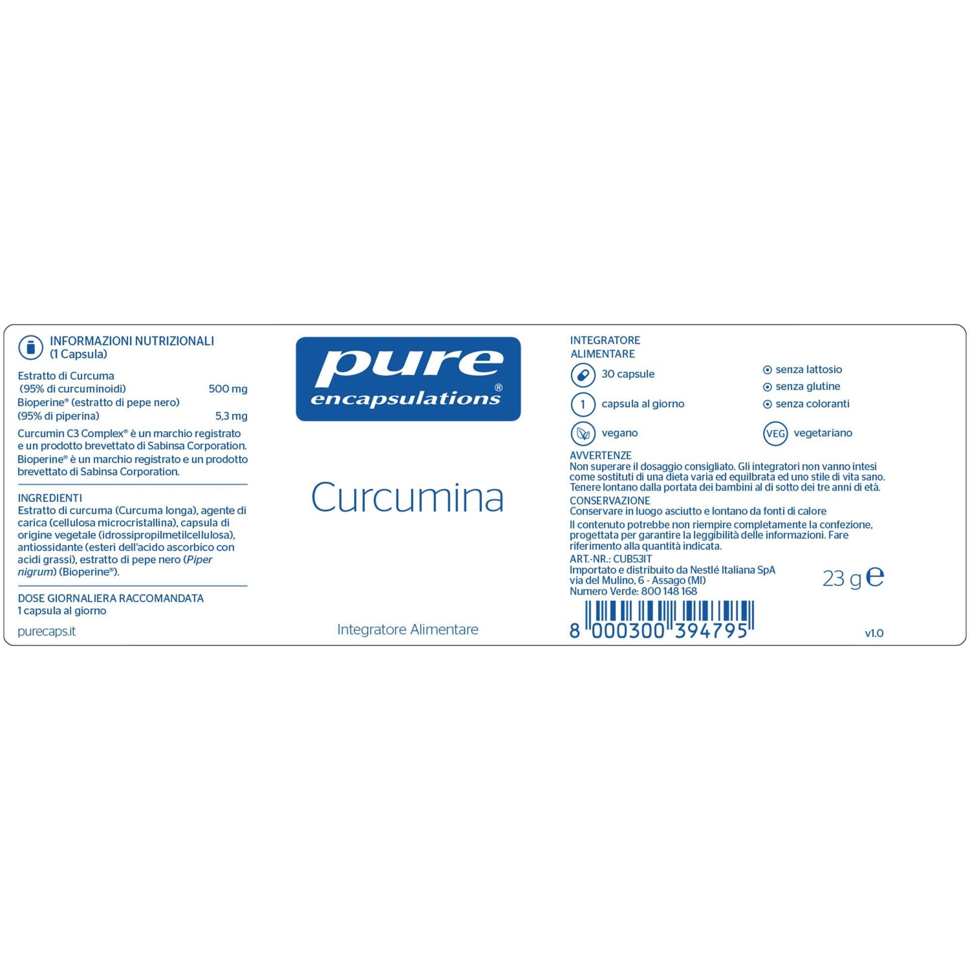 Pure Encapsulations Curcumina 30 Cápsulas-6