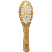 Cepillo de pelo de madera de forma ovalada-1