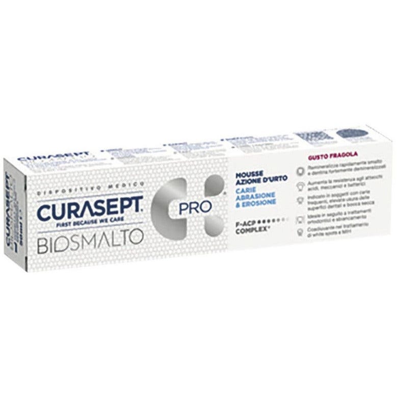 Curasept Biosmalto Caries Mousse Fresa 50ml-2