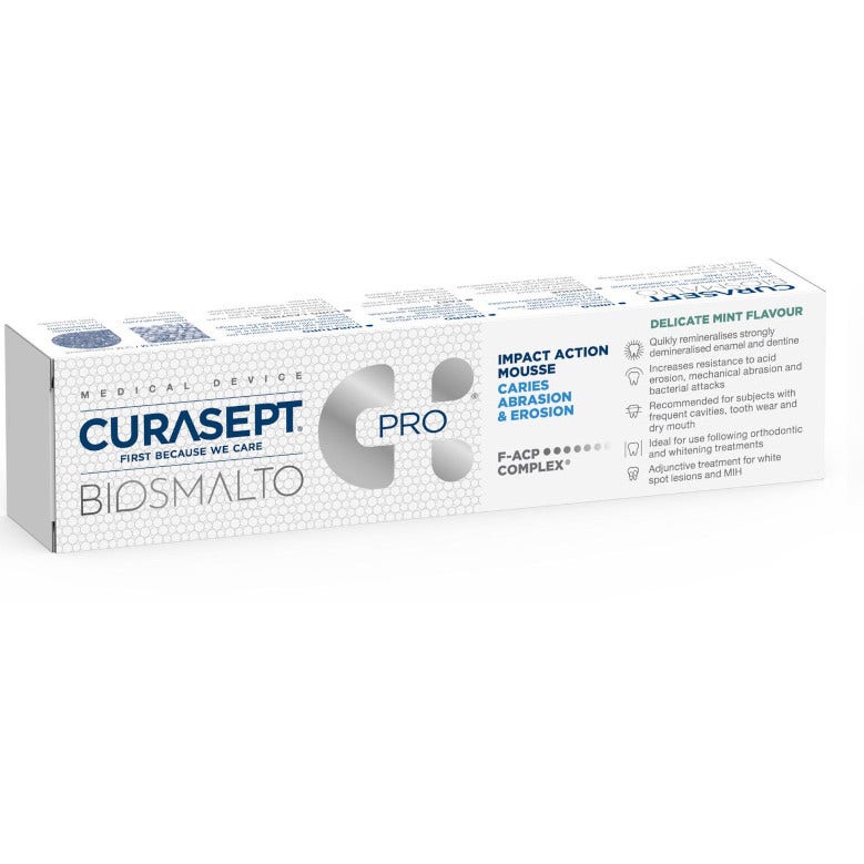 Curasept Biosmalto Caries Mousse Menta 50ml-2