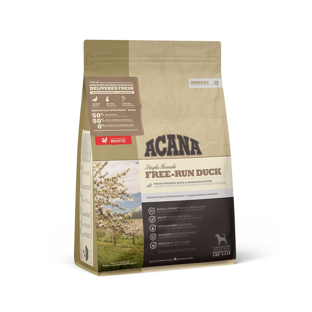 Acana Cane Free-run Pato Singles 25 Croquetas De Pato Y Pera Bolsa 2kg-7