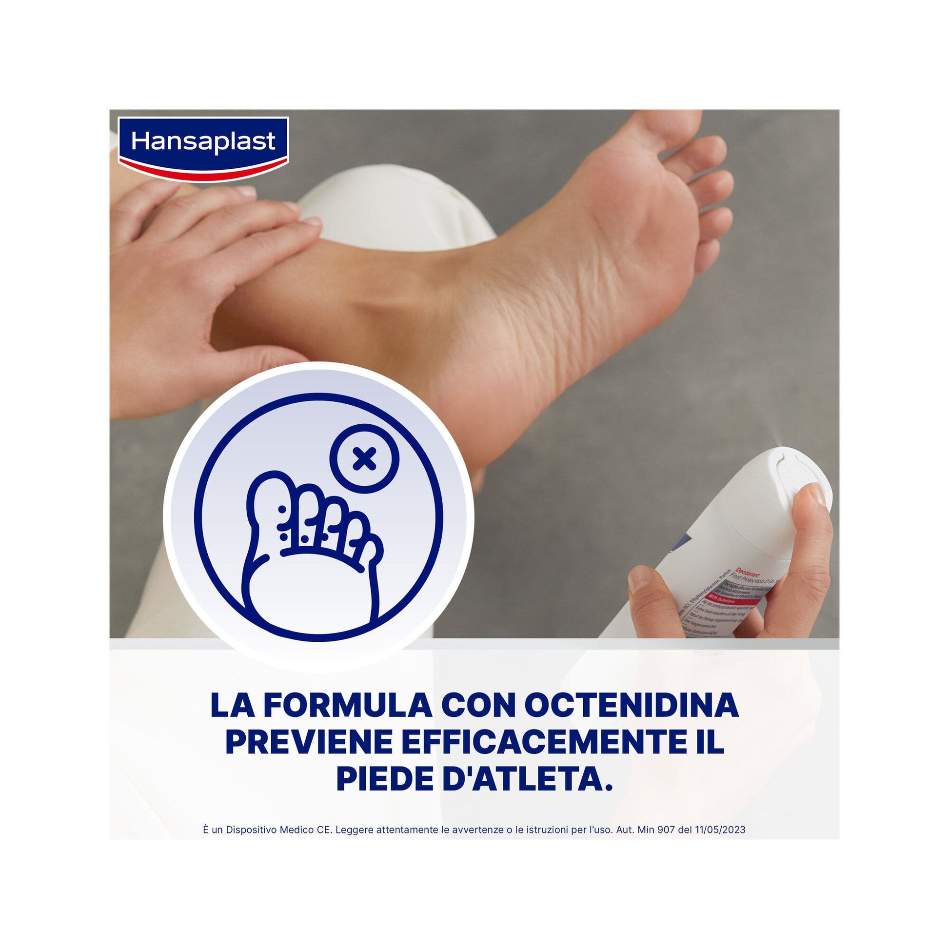 Hansaplast Protección Pies Desodorante 2 En 1 150ml-4