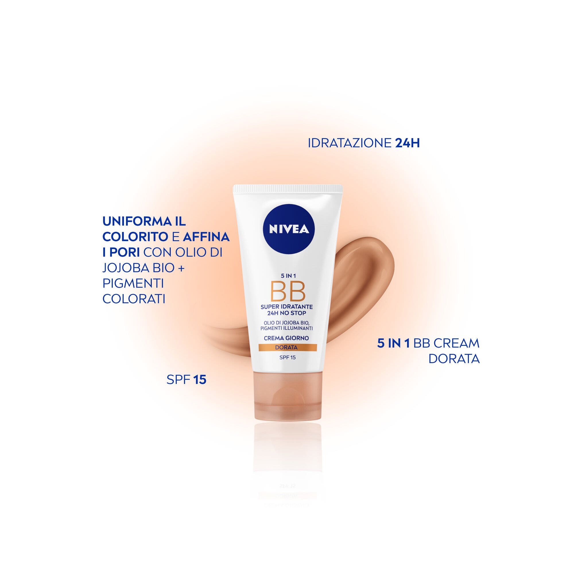 Nivea Essentials BB Crema de Día Hidratante Uniforme Spf 15 Dorado 50ml-7