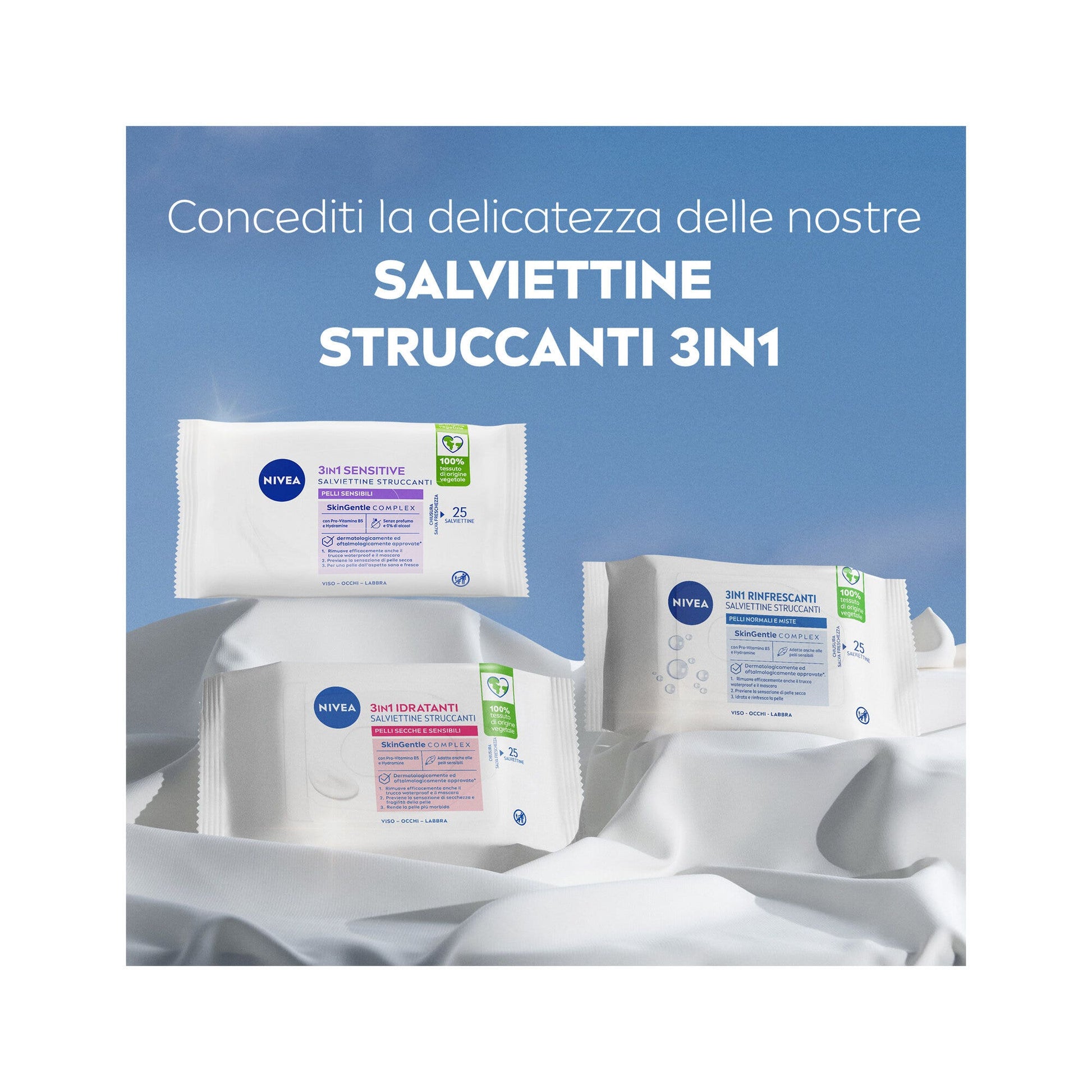 Nivea Creme Care 25 Toallitas Limpiadoras Rostro-11