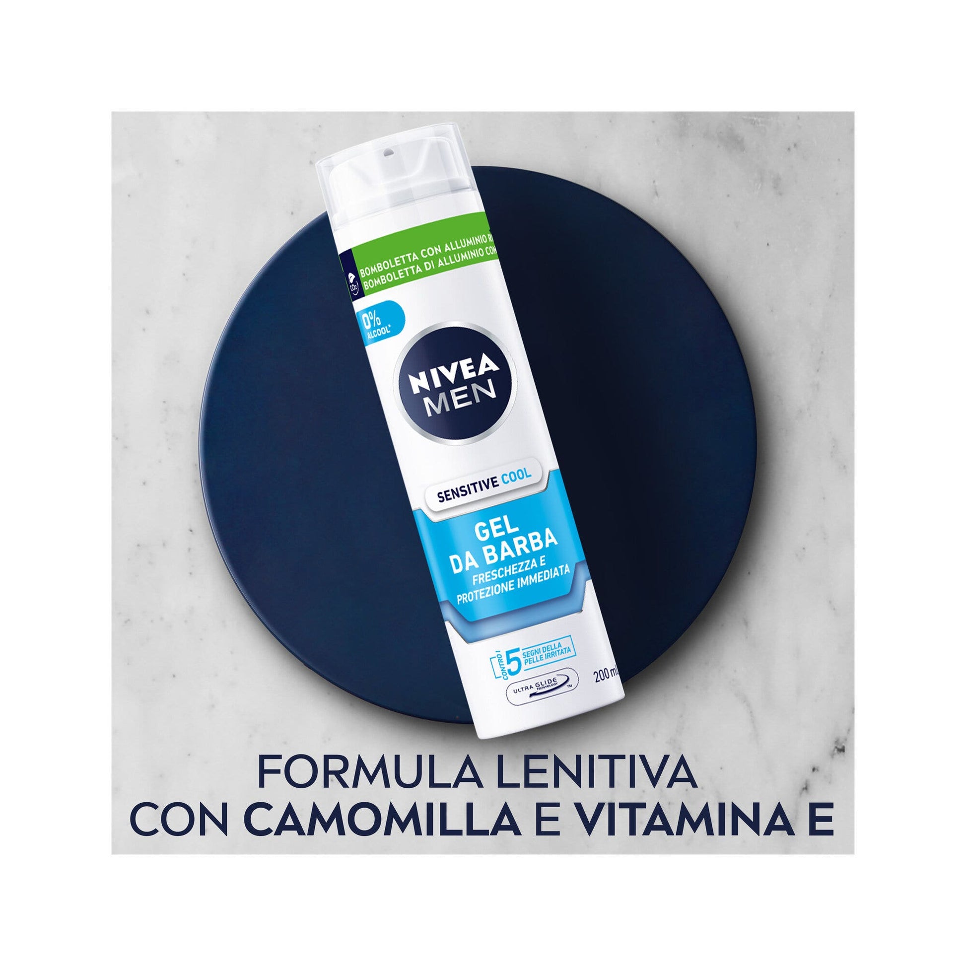 Nivea Men Sensitive Cool Gel de Afeitar 200ml-6