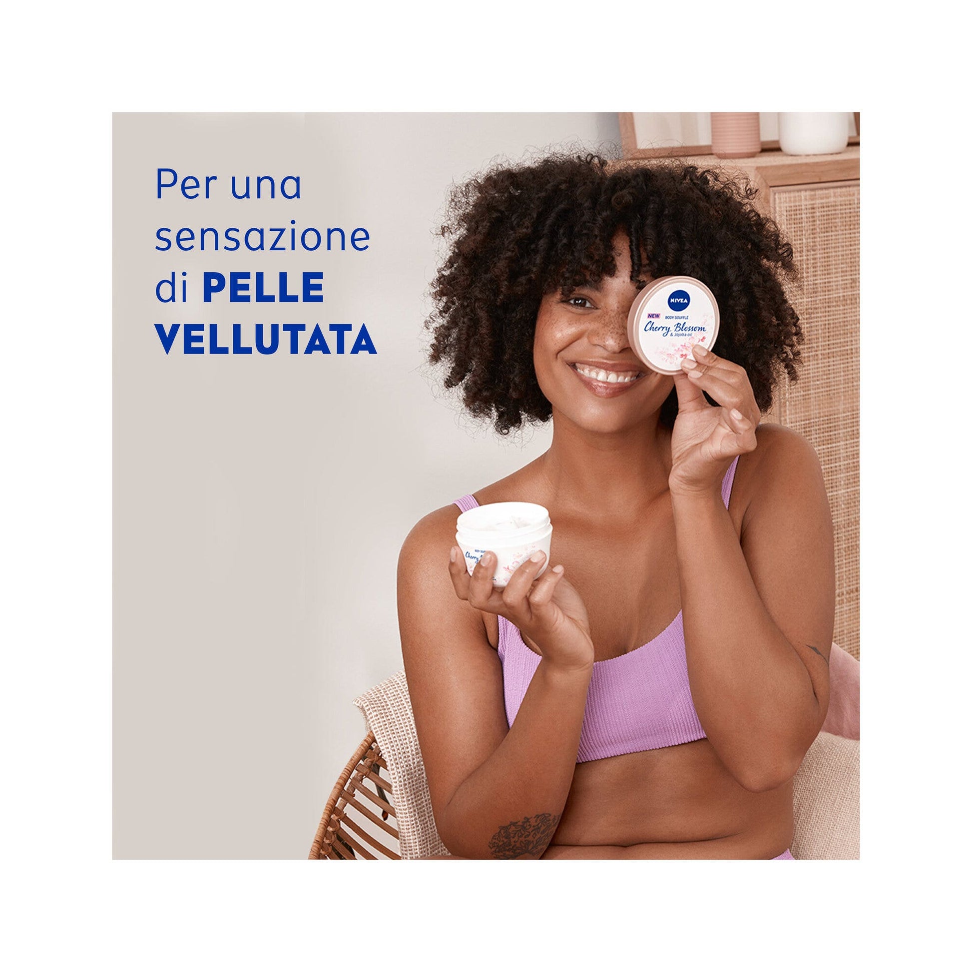 Nivea Soufflé Corporal Flores de Cerezo 200ml-3