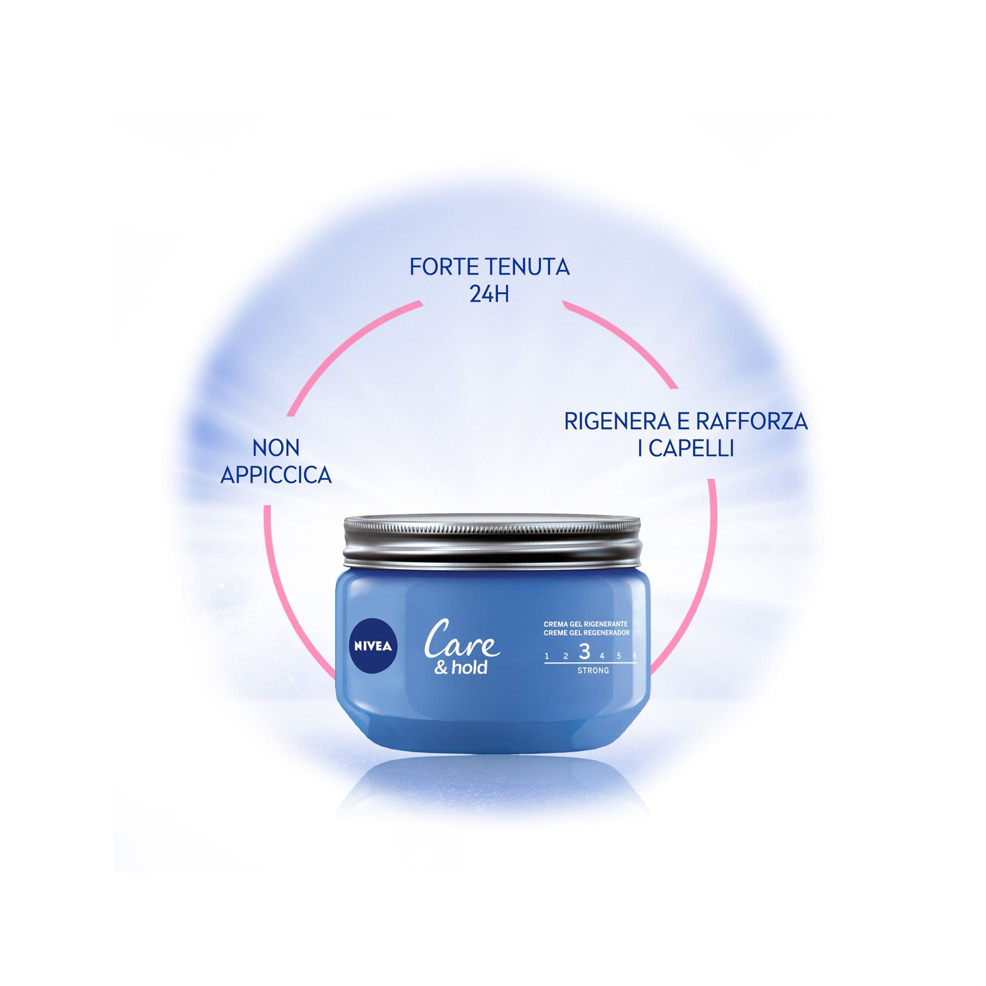 Nivea Styling Creme Gel Cuidado y Fijación 150ml-2