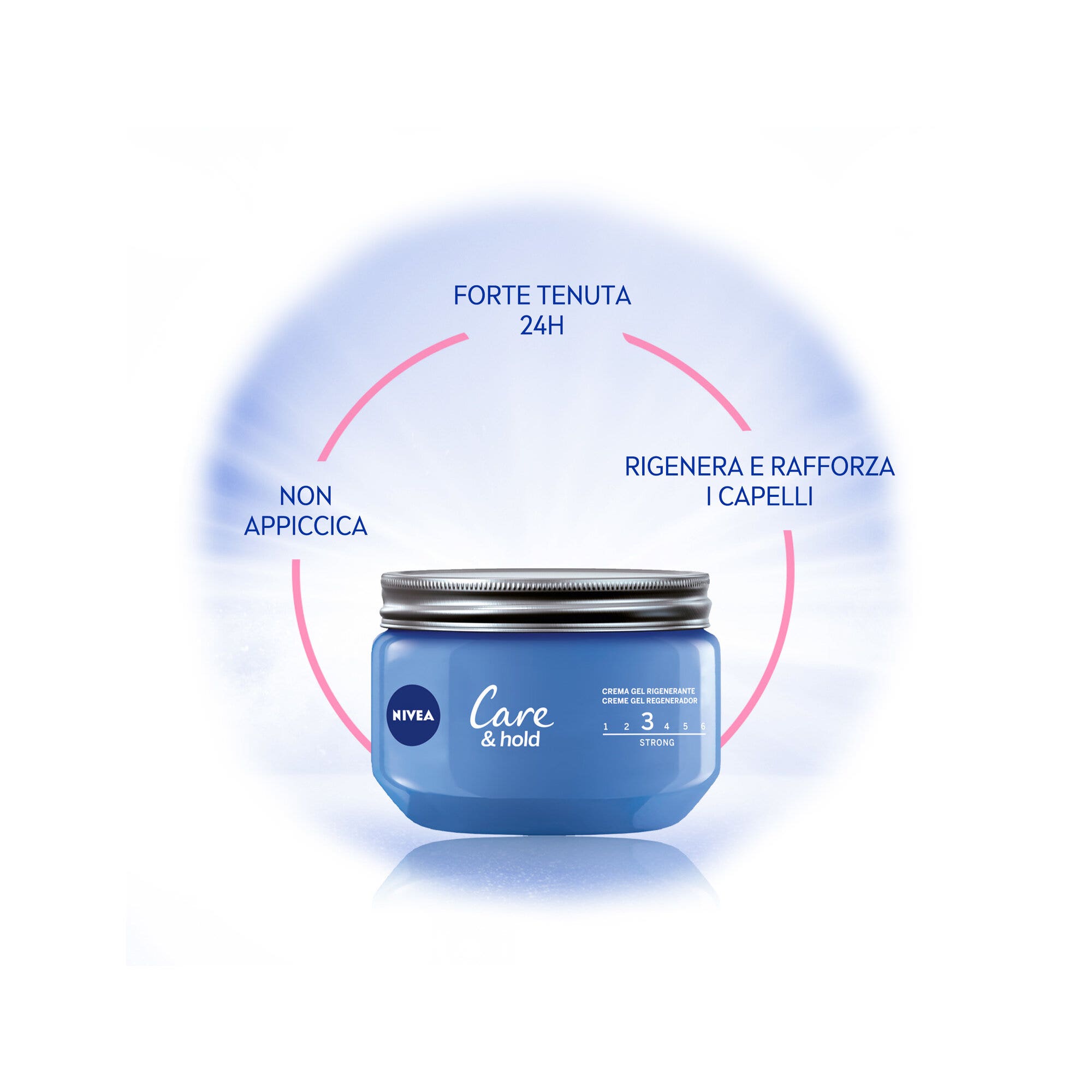 Nivea Styling Creme Gel Cuidado y Fijación 150ml-2