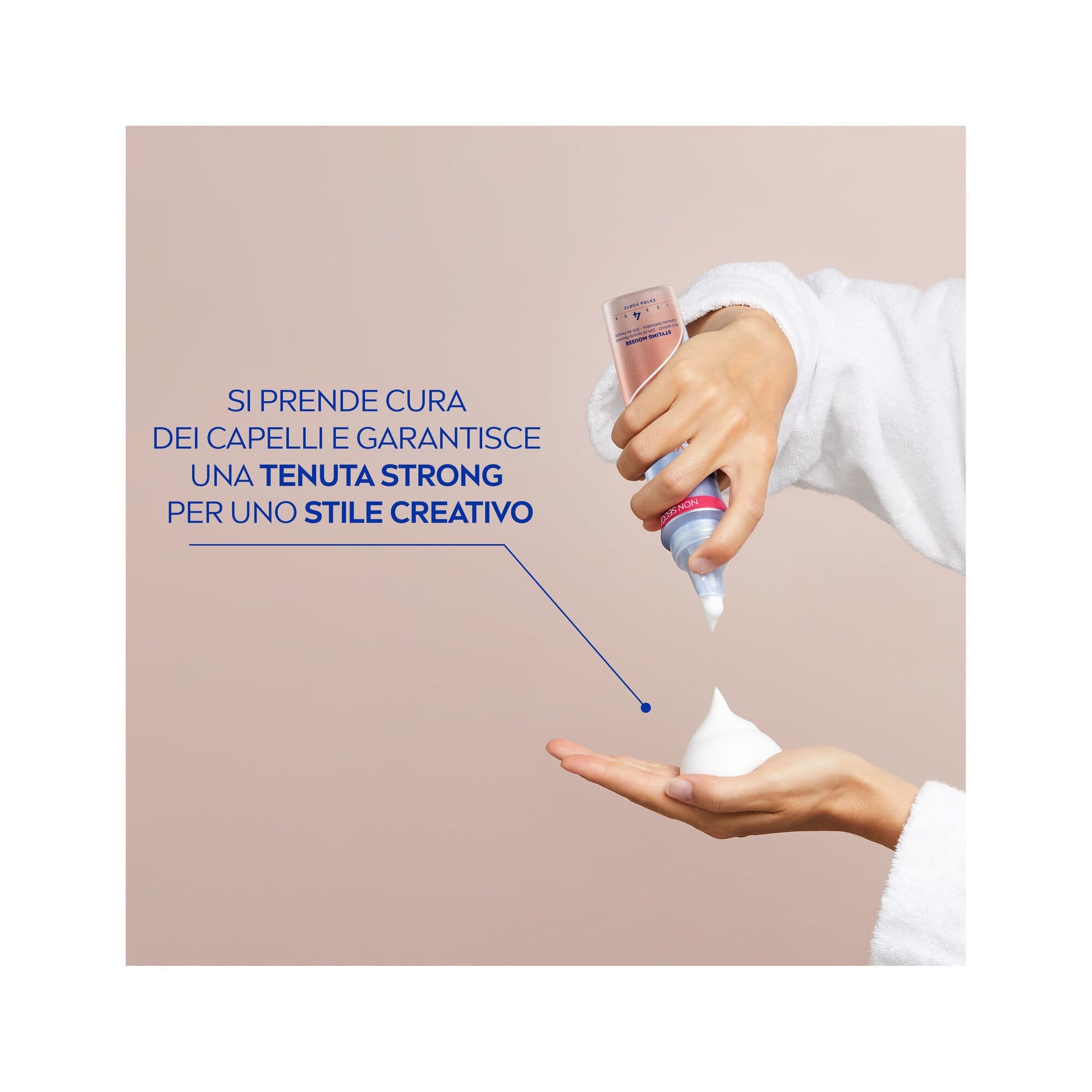 Nivea Styling Mousse Cuidado Rizos Flexibles 150ml-3
