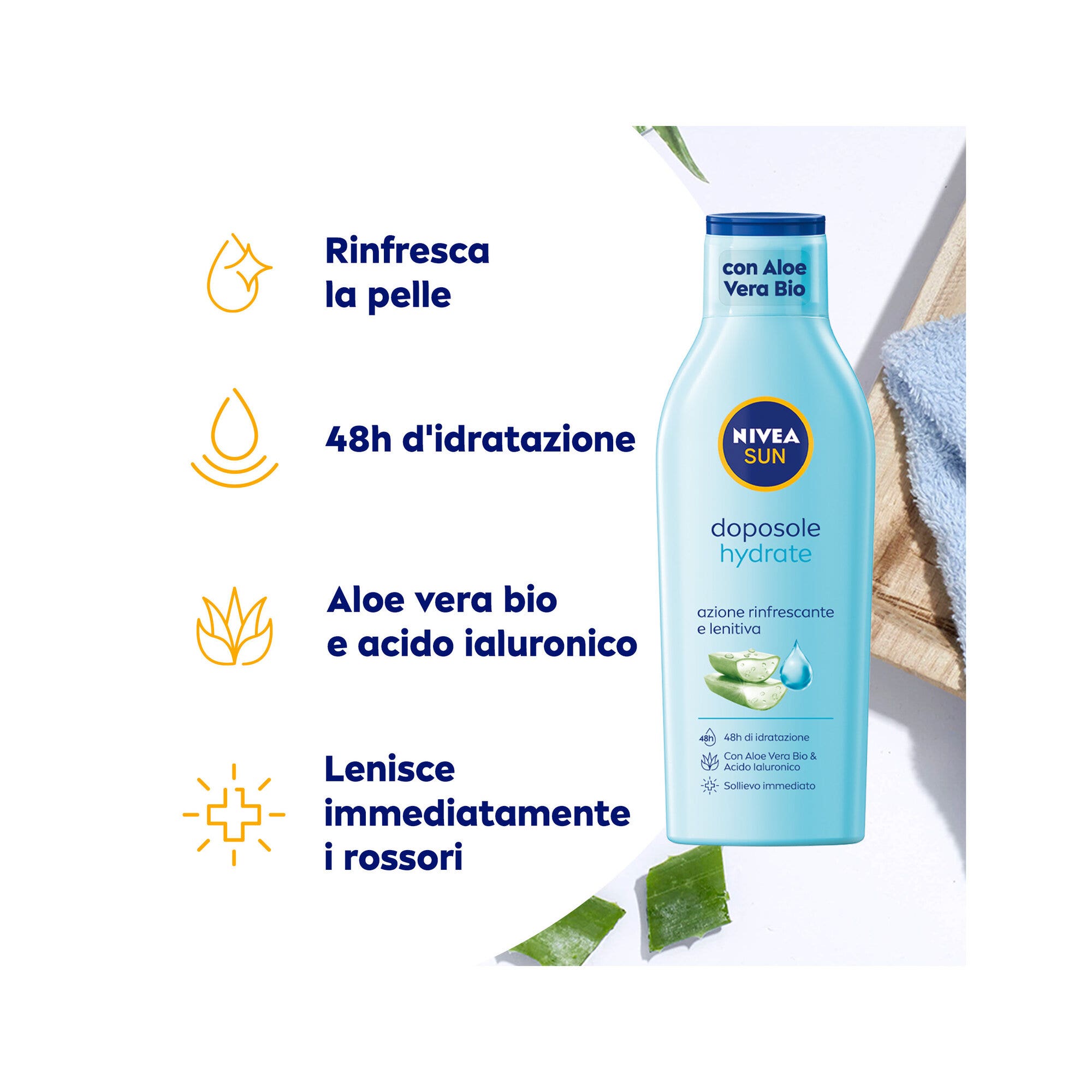Nivea Sun After Sun Leche Hidratante Maxi 400ml-10