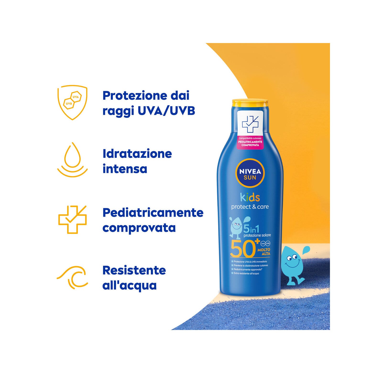 Nivea Sun Kids Leche Solar Protectora Spf50+ 200ml-3