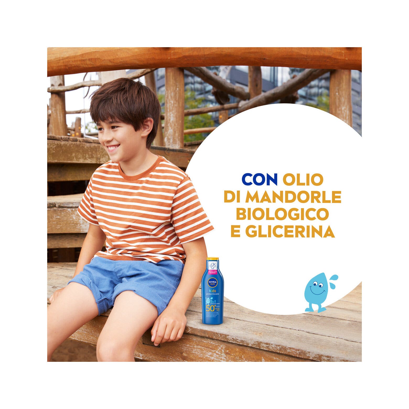 Nivea Sun Kids Leche Solar Protectora Spf50+ 200ml-5