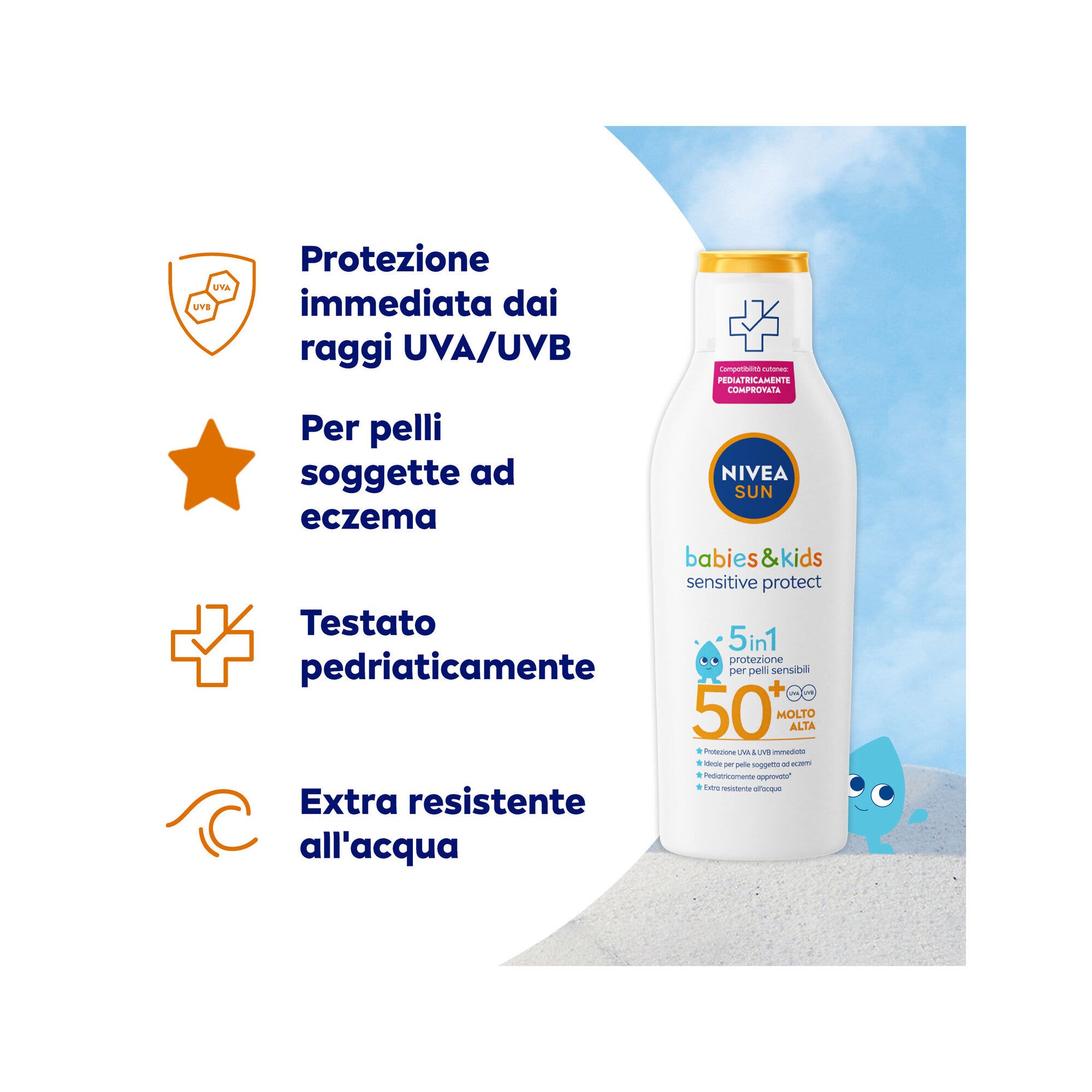 Nivea Sun Kids Sensitive Spray Spf 50+ 200ml-3