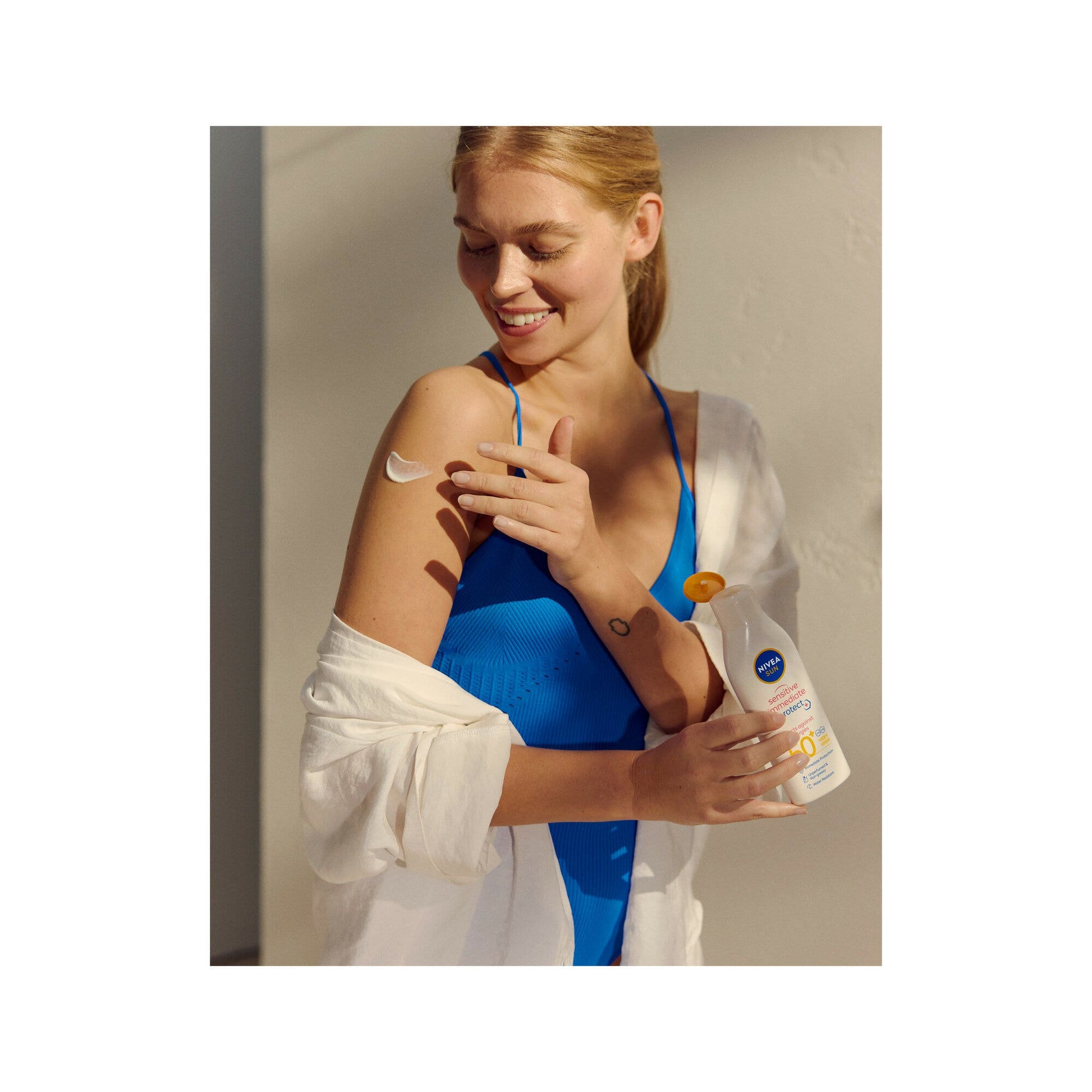 Nivea Sun Sensitive Leche Protección Inmediata SPF50+ 200ml-3