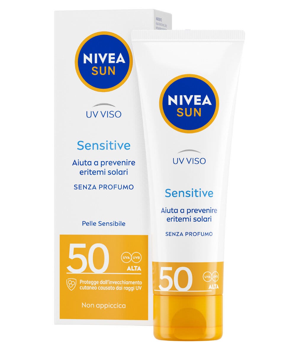 Nivea Sun Crema Facial Pieles Sensibles Uv SPF50 50ml-5