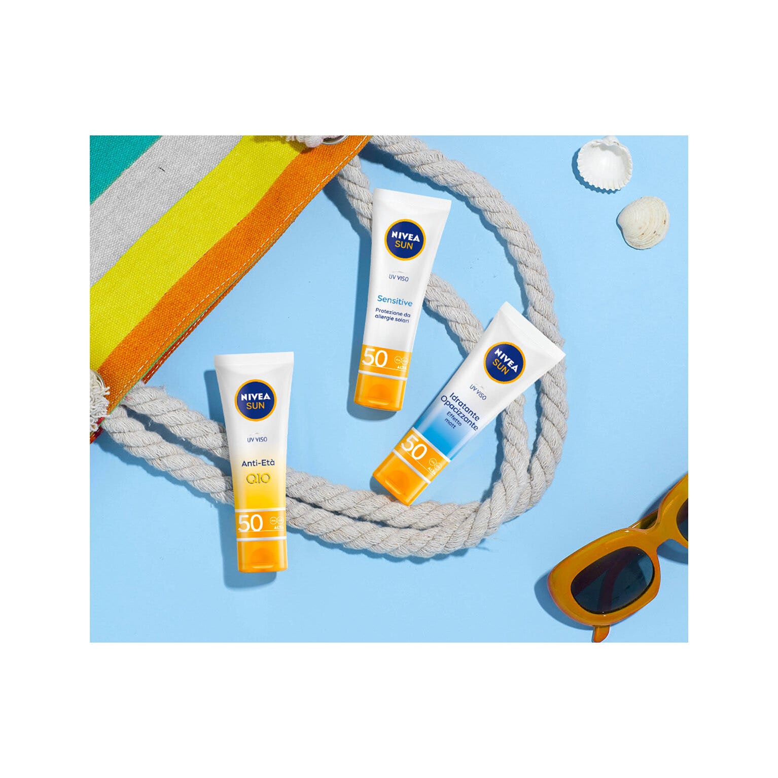 Nivea Sun Crema Facial Pieles Sensibles Uv SPF50 50ml-7