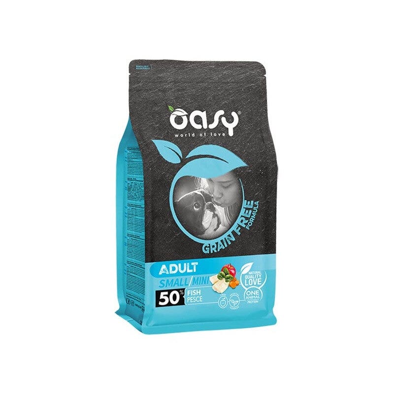 Oasy Grain Free Adult Small & Mini Con Pescado Para Perros Adultos 2,5kg-1