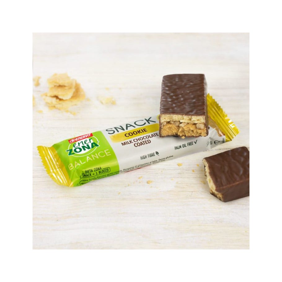 Enerzona Snack Galleta Chocolate Con Leche 1 Barra 33g-4